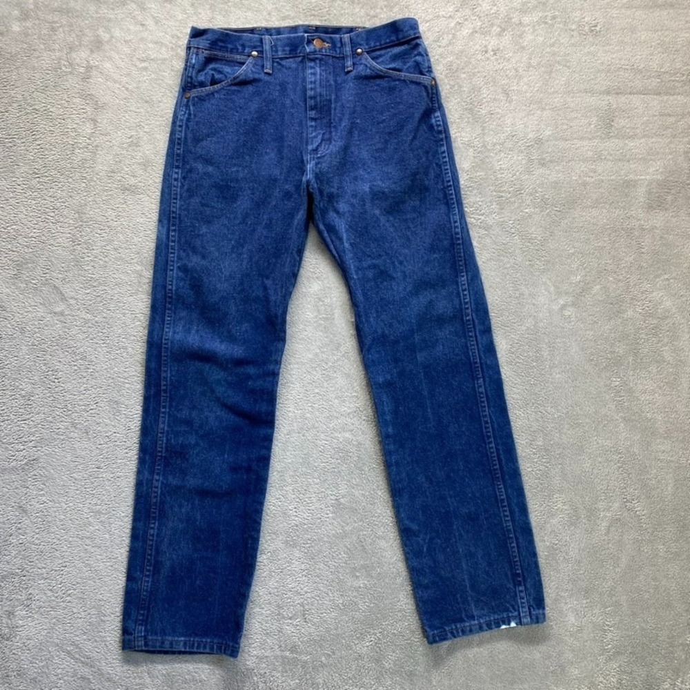 Wrangler Jeans Mens 31X32 Blue Cowboy Cut 13MWZPW Straight‎ Western Denim